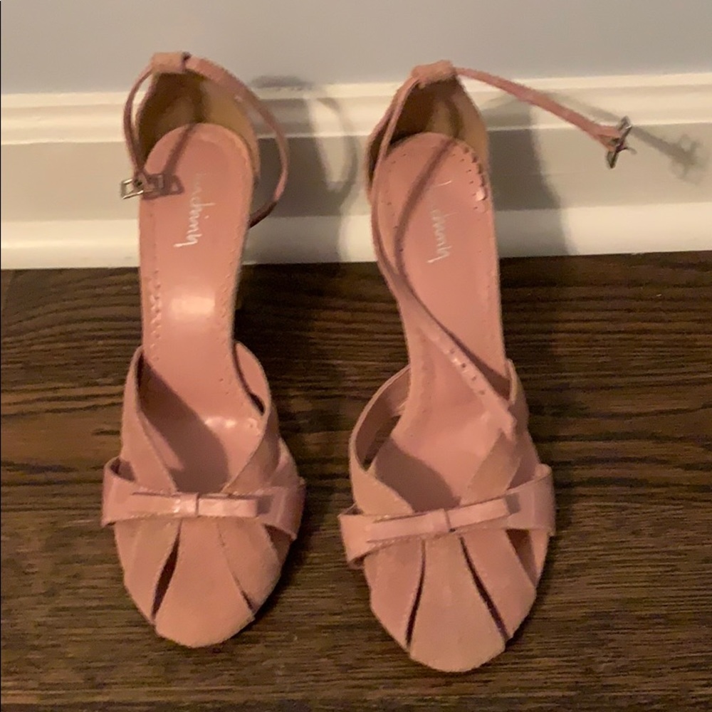 Luichiny suede pink stilettos